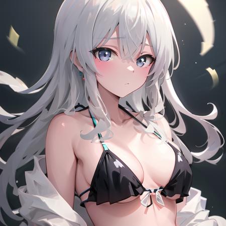 elaina_\(majo_no_tabitabi\), masterful, serene expression, bikini <lora:elaina_v2:0.7>  <lora:pastelMixStylizedAnime_pastelMixLoraVersion:0.6>