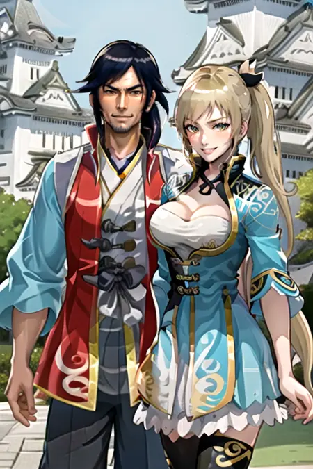 Takamaru x Wang Yuanji (The Mysterious Murasame Castle x Dynasty Warriors)