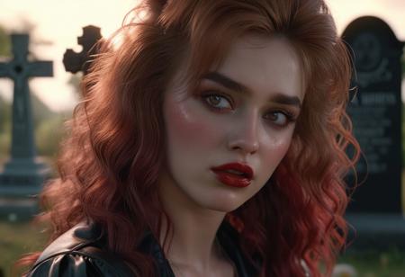 Raw, professional photography, maximum detailed, photorealism, hyperdetailed illustration, highly resolution quality and details, 8k uhd,rating_explicit, a photo , realistic, irl, raw,photorealism, perfect background, Kathryn Newton in a graveyard bye a gothic tombstone, 80's hair, frizzy big hair, red highlights in brown hair, 80's mini skirt, heels, beautiful eyes, eyes closed, realistic, outstanding, detailed lighting, telephoto lens, facing viewer, posed seductively,looking at camera, view from the side sweaty face, sweaty skin, undressed, detailed background, Perfect Hands, perfect feet,thick dark eye makeup, eye shadow, strawberry lipstick, <lora:Perfect Hands:1.2><lora:add-detail-xl:1> by Lisa holloway
Hide