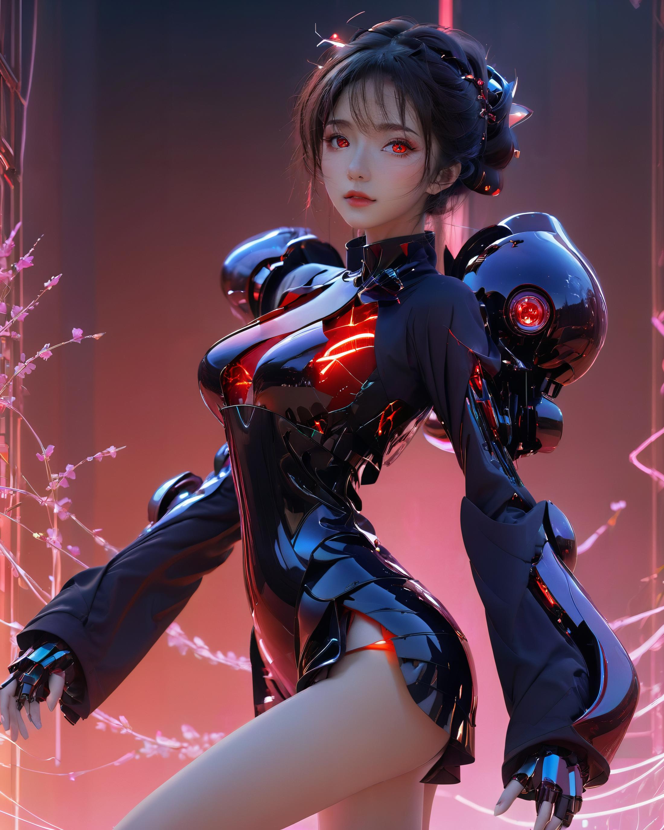 Futuristic laser hologram-clothes-items-mecha-halo全息[SDXL白棱Lora] image by Shan_bailing