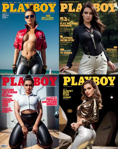 Playboy Magazine Cover Style LORA 👑