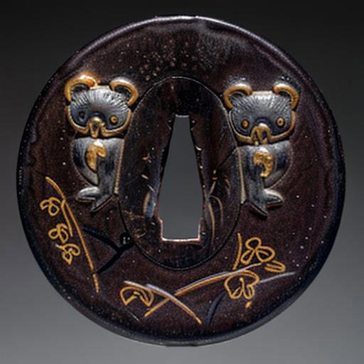 Katana Tsuba (刀鍔) image by tlano