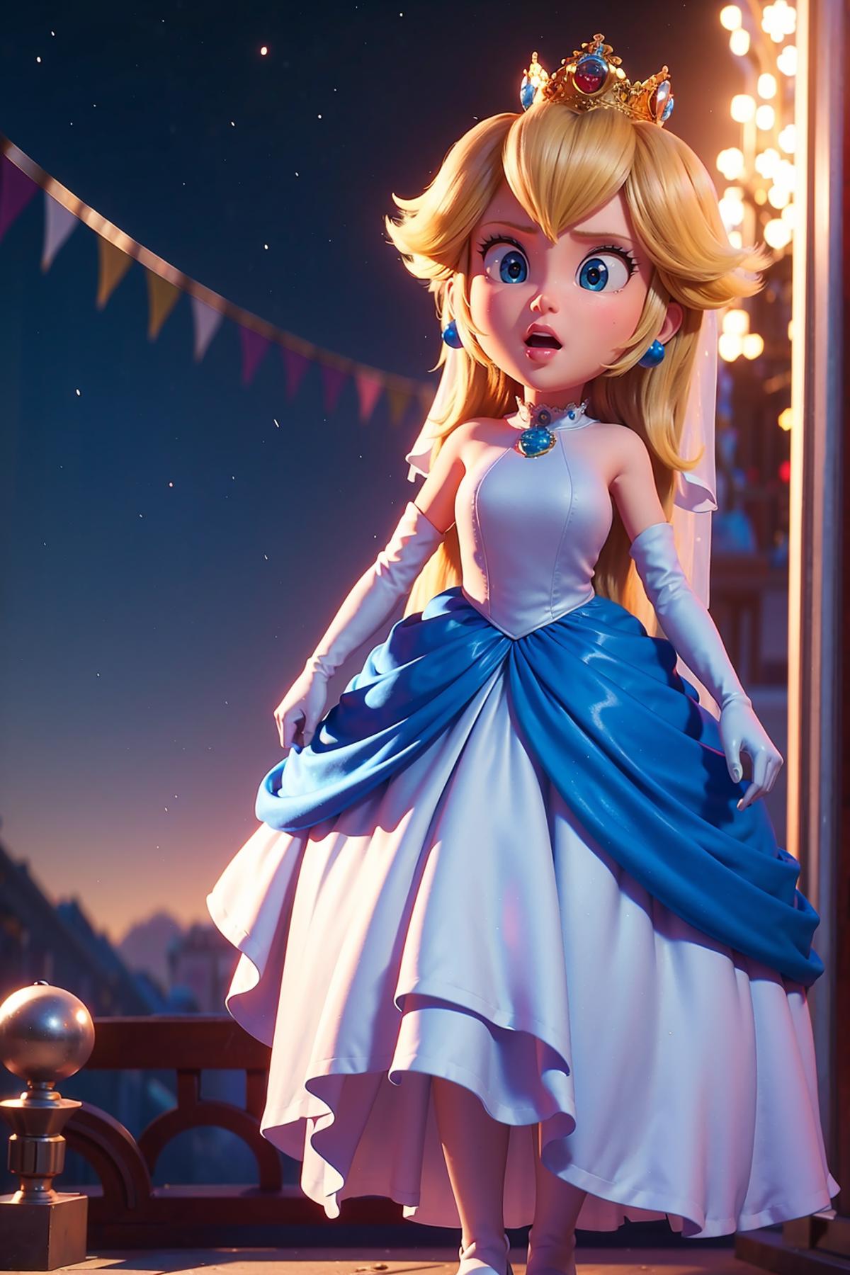princess peach - The Super Mario Bros. Movie - movie like image by shadowrui
