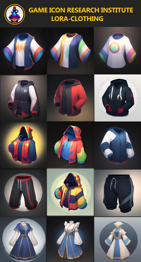 GameIconResearch_clothes_Lora v1.0