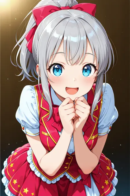 Civitai 傾斜付きかわいいポーズ / Inclined kawaii pose