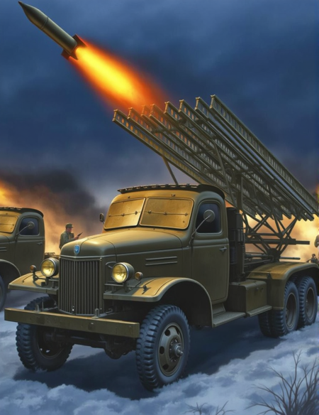 82mm BM-8"Katyusha" /  8連装ロケット砲「カチューシャ」 v1.0