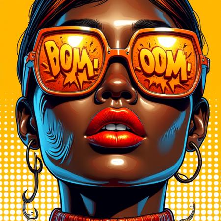 Comic pop art V1