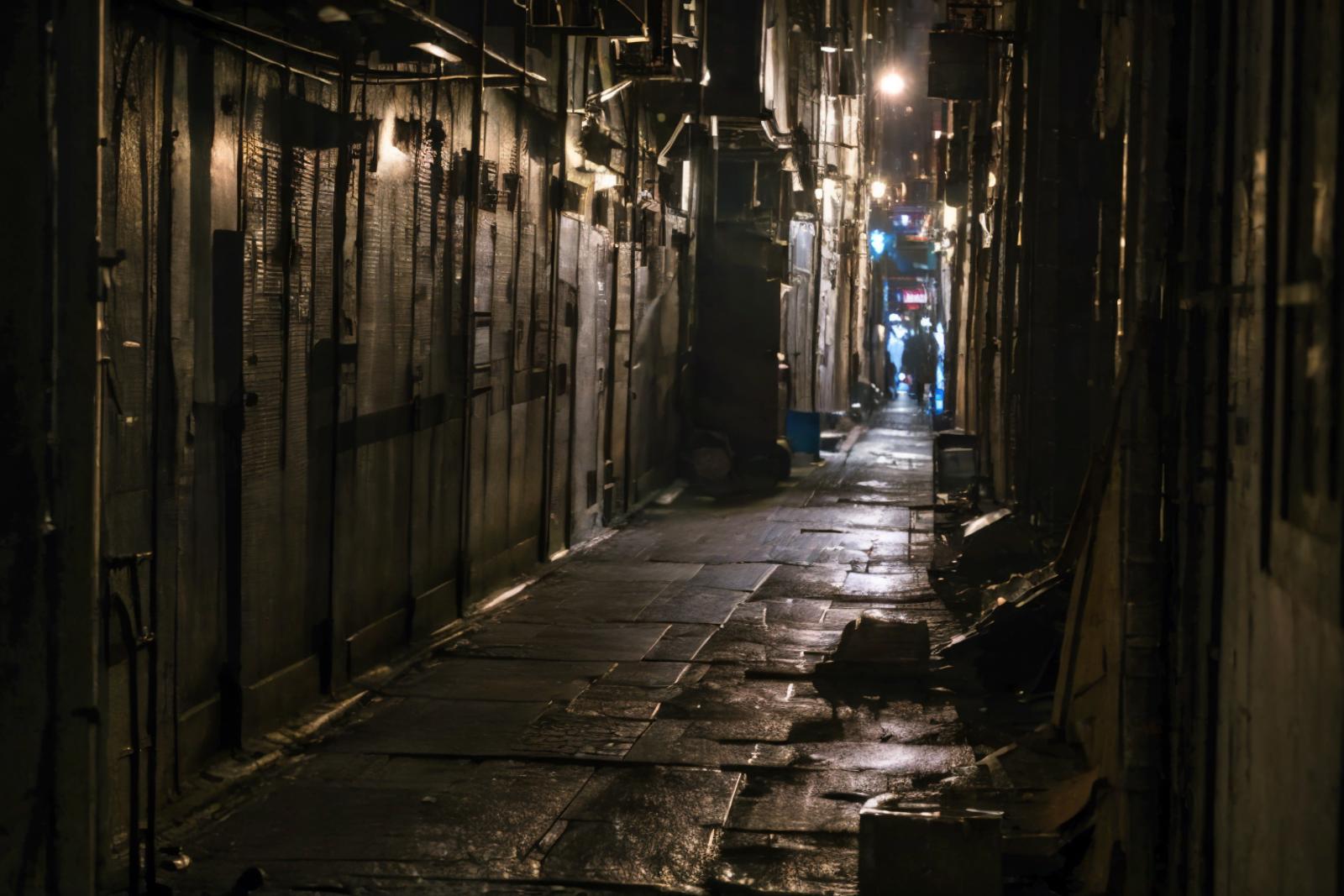 dirty alley image by ruanyi