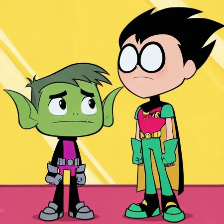 Beast Boy and Robin TTG
