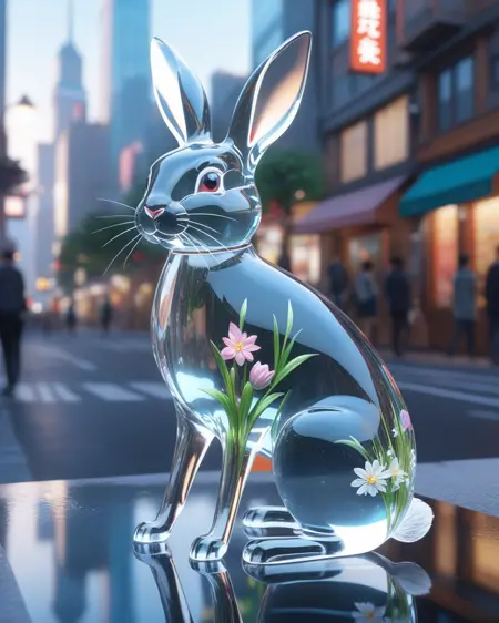 玻璃雕塑(glass sculpture)