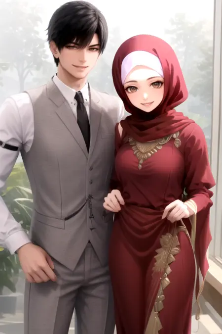 Zayne x Malay Woman (Love and Deepspace x Delulu Power)