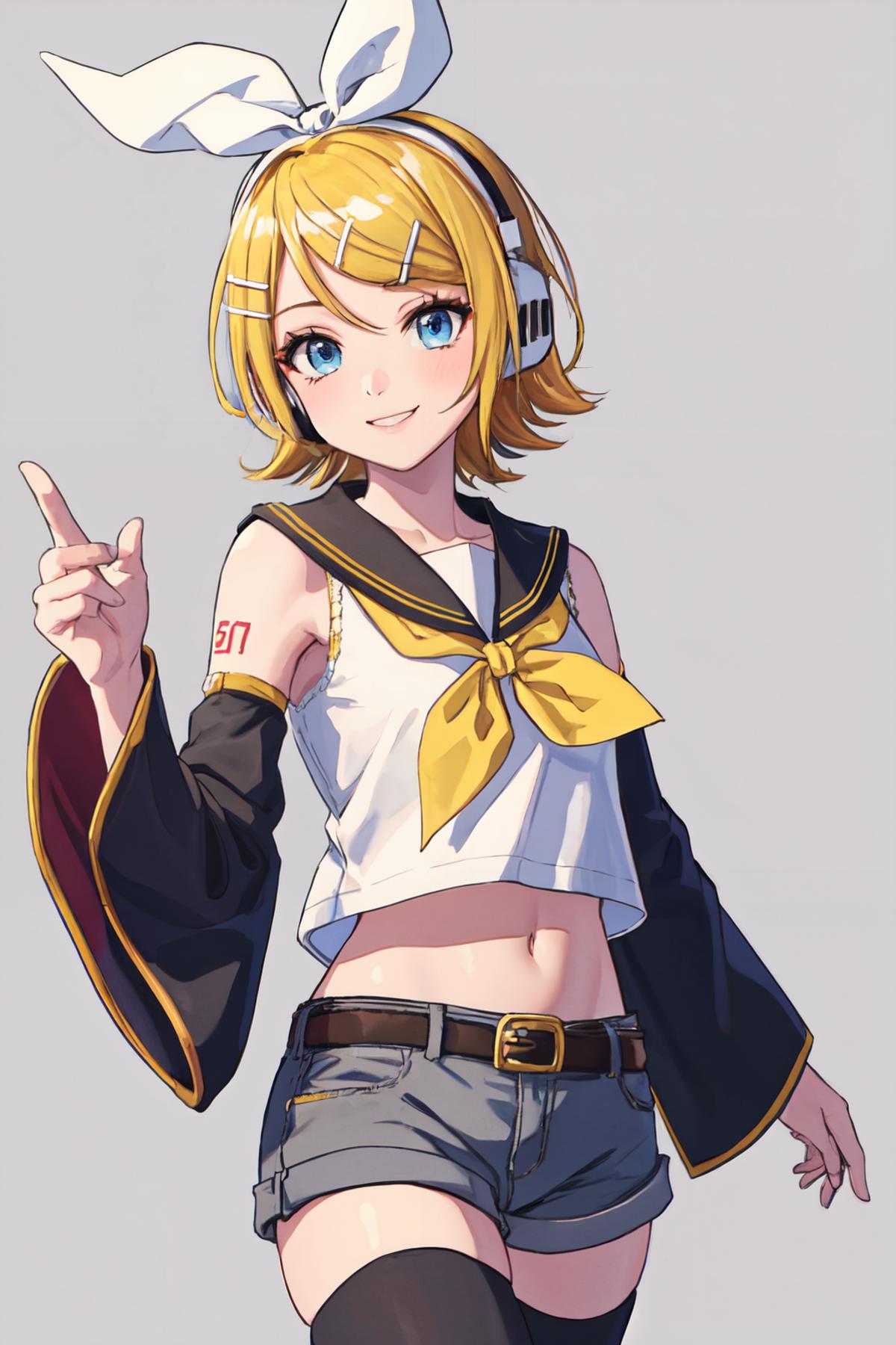 Rin Kagamine (鏡音リン) - Vocaloid image by kokurine