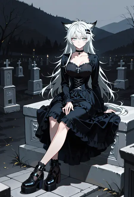 Dip Hem Gothic Dresses