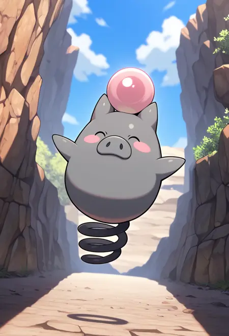 Spoink - Bounce - バネブ - Pokemon #325 (Creature)