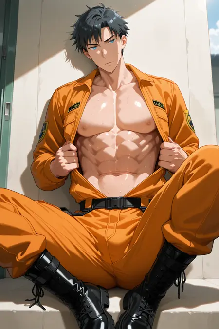 fire in his fingertips | all in one [commission]