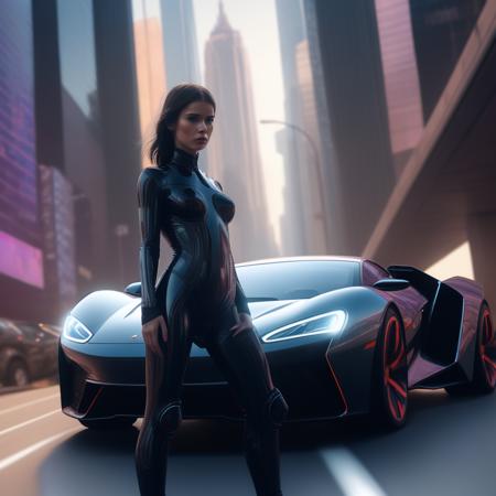 nessa     <lora:nessa_sdxl_resized:1>  a photo of a woman on a car commute in a futuristic city, occlusion shadow, specular reflection, rim light, unreal engine, octane render, artgerm, artstation, art by hiroaki samura and ilya kuvshinov and ossdraws, intricate, highly detailed 8 k, cosmic horror illustration, extremely beautiful and aesthetic shape of face and body