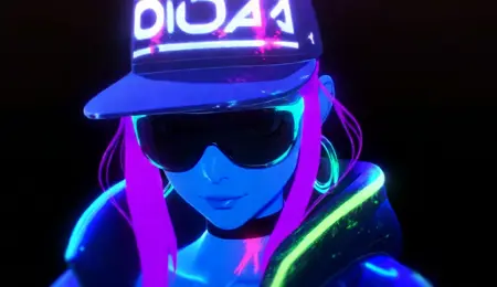 Ultraviolet Raver Concept - Akali K/DA