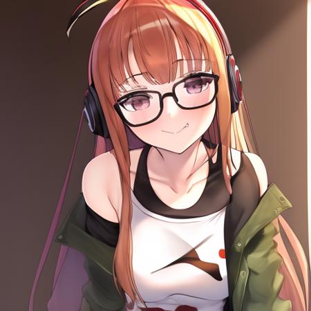 ((masterpiece, best quality)))
, solo,  futaba