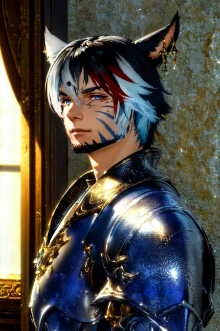 Keeper of the Moon Khit'li L'ocar (FFXIV Miqote OC)