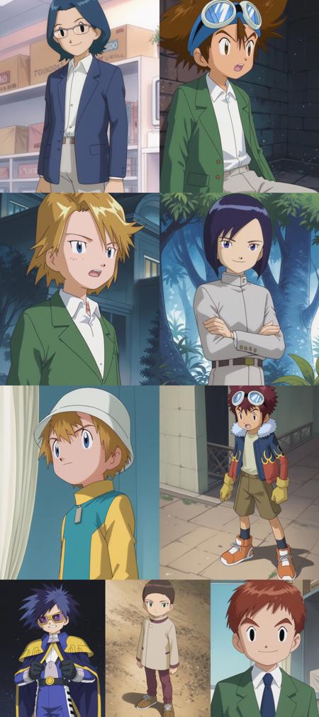 Digimon Adventure 02 Male Characters Pack V1