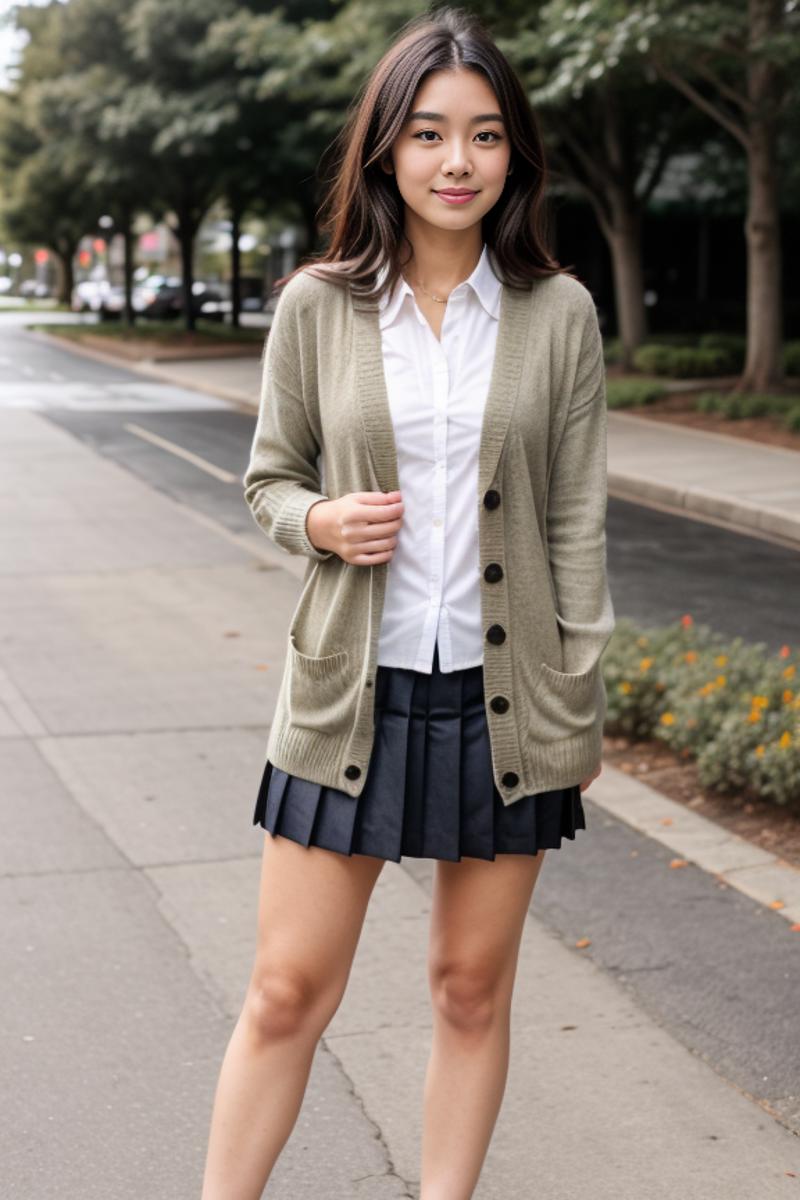 Cardigan & MiniSkirt By Stable Yogi image by Stable_Yogi