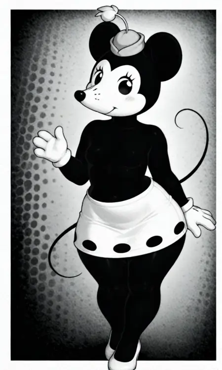 Minnie mouse // 1938 Mascot