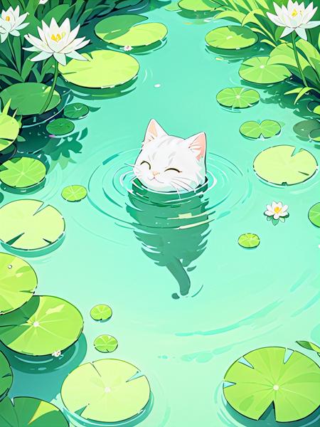 Fresh And Light Style Illustration 小清新治愈画风的插画LoRA XL 1.0