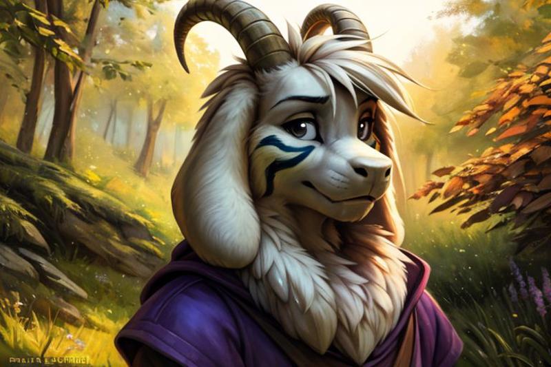 Asriel Dreemurr (god form) image by r545n