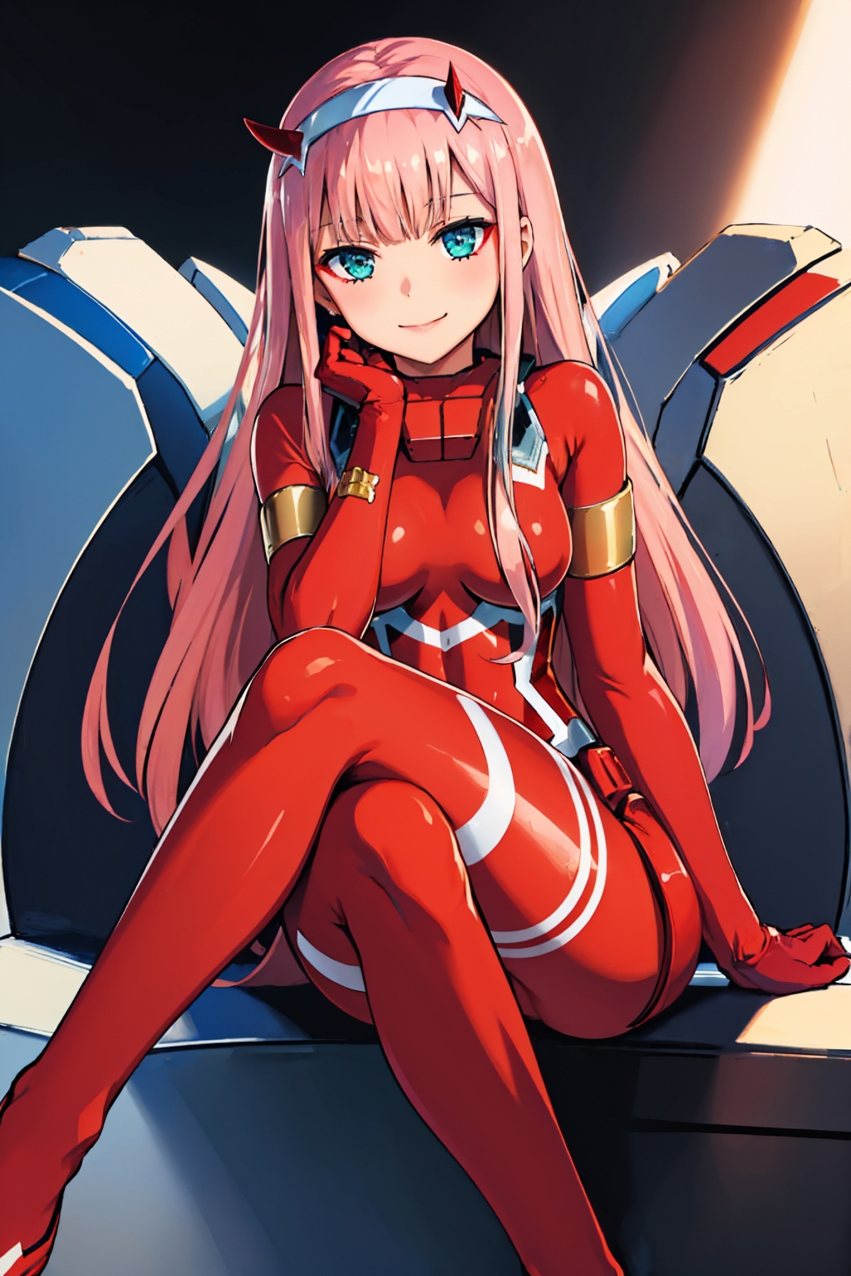 Zero Two (DARLING in the FRANXX) LoRA | 4 Outfits image by justTNP