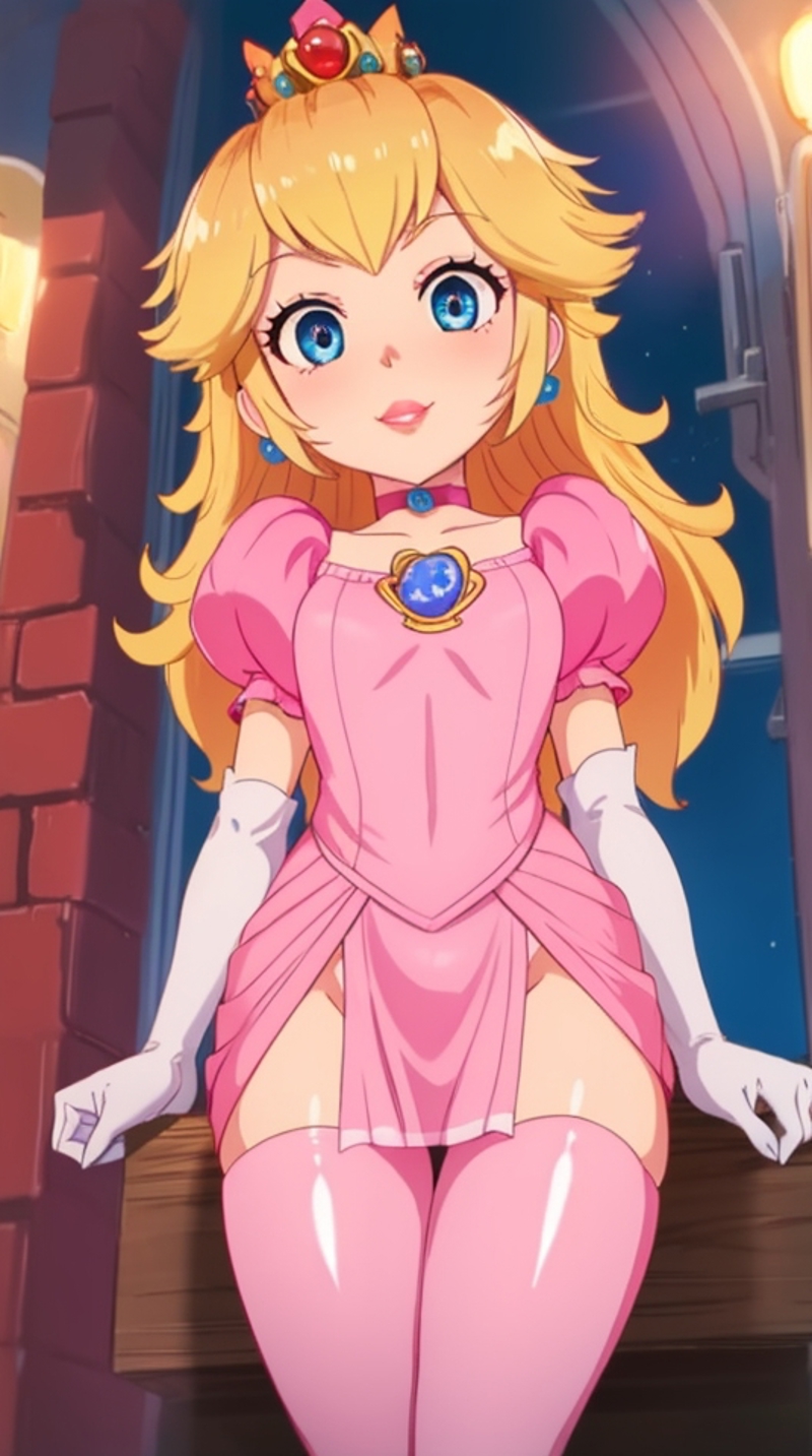 princess peach - The Super Mario Bros. Movie - movie like image by marusame