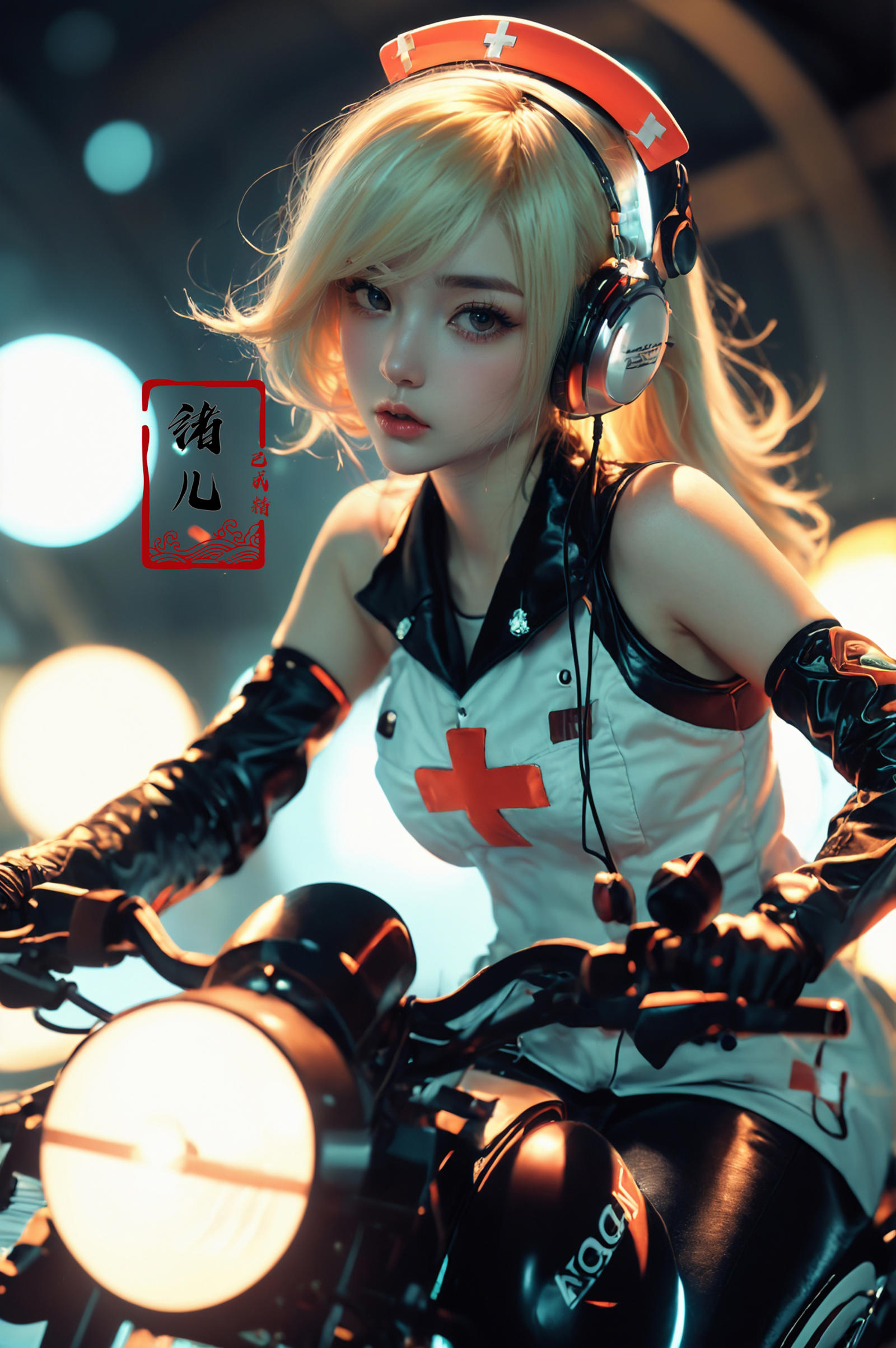 绪儿-摩托少女 xuer future motorcycle image by XRYCJ