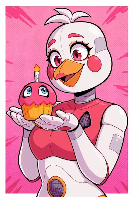 Funtime Chica FNAF / Five Nights at Freddy's illust