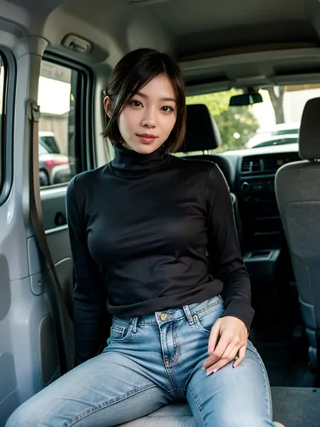 In Van Car / バンの車内