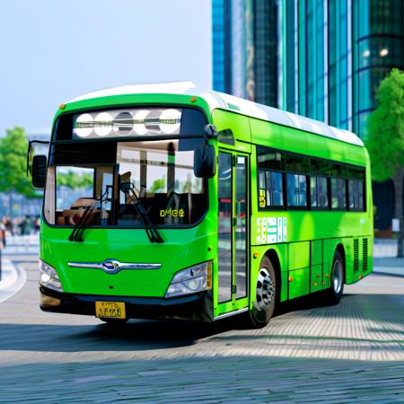 South Korea Bus SDXL 1.0