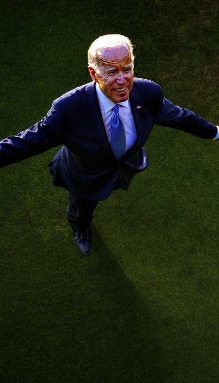 Joe Biden  <lora:DD-above-v1:1> above