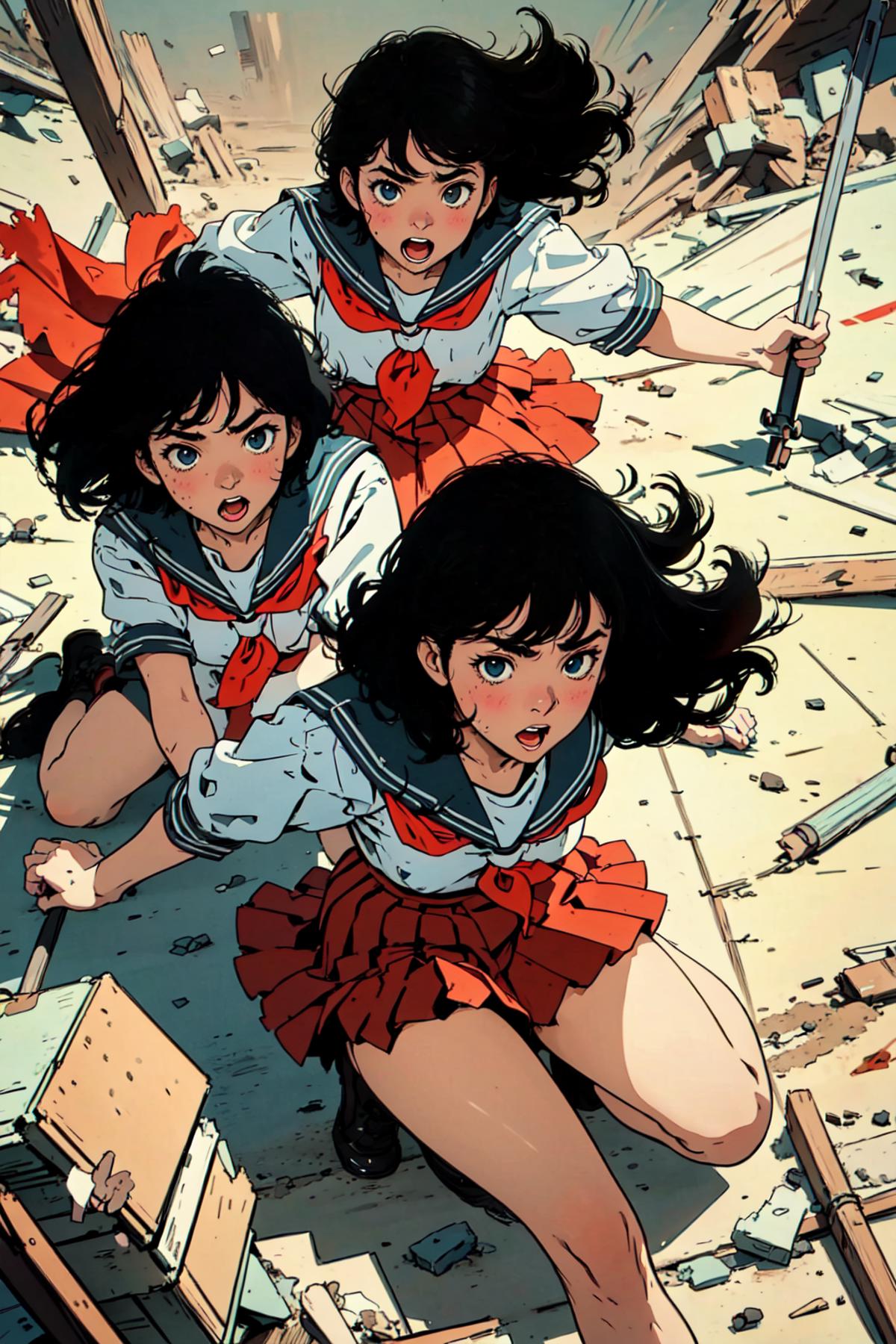 Schoolgirl Squad image by ZombieHead