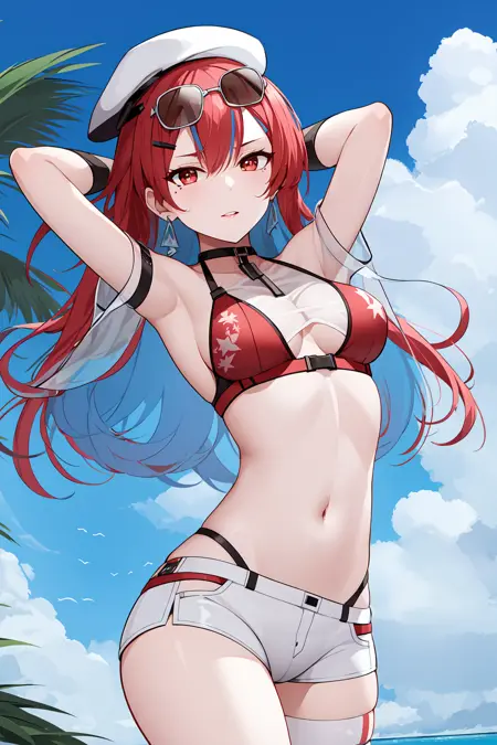 Vera Garnet + Sorrowful Rose/Wavebender Coatings - Punishing Gray Raven (Character)