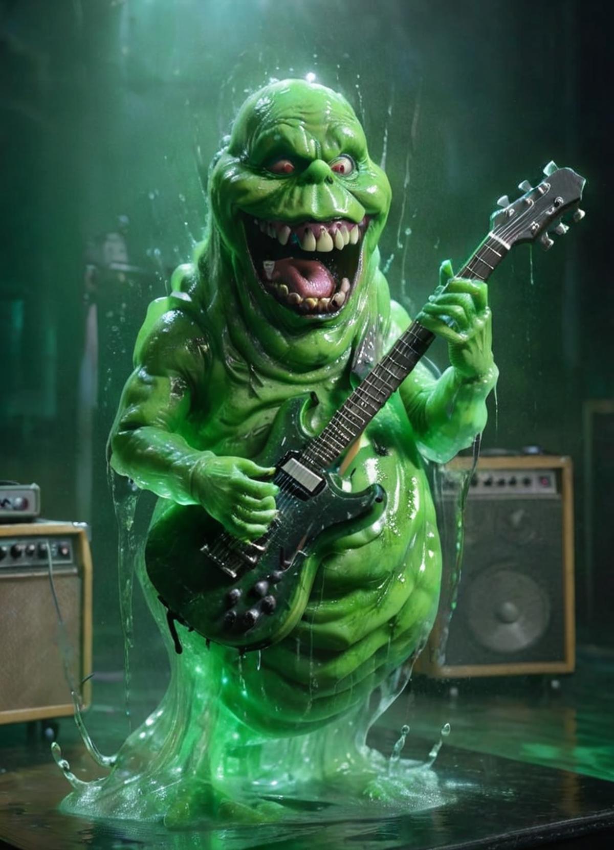 Slimer - Ghostbusters - SDXL image by dbst17