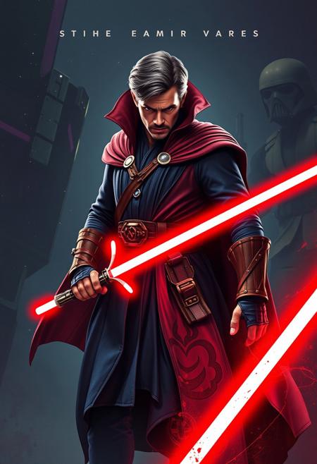 Doctor Strange, star wars, red saber