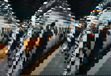cinematic film still. An astronaut lost at a crowded,  busy train station during rush hour,  commuters
Negative prompt: Anime,  cartoon,  graphic,  text,  painting,  crayon,  graphite,  abstract,  glitch,  deformed,  mutated,  ugly,  disfigured
Steps: 30, Sampler: DPM++ 2M SDE Karras, CFG scale: 6.0, Seed: 2396014070, Size: 1216x832, Model: JuggernautXL_Version5_Pruned, Denoising strength: 0, Clip skip: 2, Style Selector Enabled: True, Style Selector Randomize: False, Style Selector Style: base, ADetailer model: face_yolov8s.pt, ADetailer confidence: 0.5, ADetailer dilate/erode: 4, ADetailer mask blur: 4, ADetailer denoising strength: 0.54, ADetailer inpaint only masked: True, ADetailer inpaint padding: 32, ADetailer version: 23.9.1, Version: v1.6.0.75-beta-4-4-gb3d76ba, TaskID: 653591866658403661