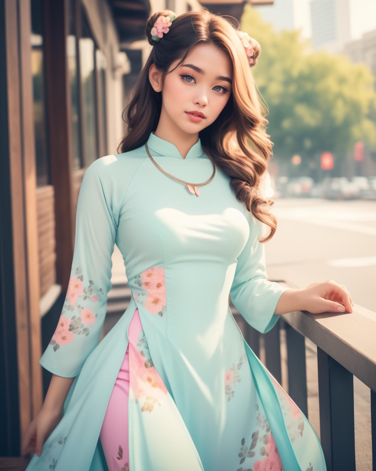 Ao Dai | With or Without Kieng Necklace image by Sophorium