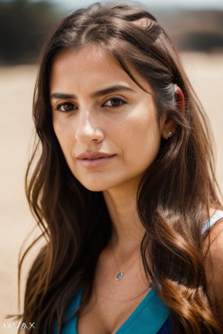 Realistic photo of a beautiful p3n3l0p3c-v2 woman,   1girl, solo, long hair, looking at viewer, simple background, brown hair, brown eyes, jewelry, upper body, parted lips, lips, ring, freckles, realistic, nose, soft lighting, professional Photography, Photorealistic, detailed, RAW, analog, sharp focus, 8k, HD, DSLR, high quality, Fujifilm XT3, film grain, award winning, masterpiece<lora:p3n3l0p3c-v2:1.0>