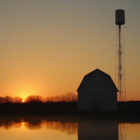 Country Lake Sunrise V1
