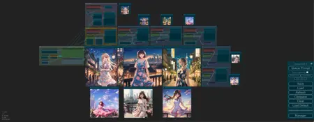 ComfyUI Multiple 1.5-SDXL Models Comparison Workflow 多模型输出对比工作流