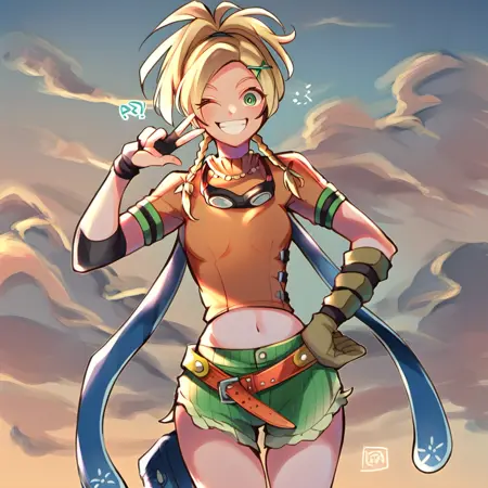 rikku_(ff10) character (for pony XL)