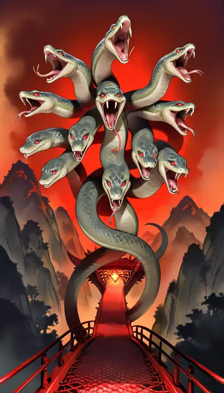 ヤマタノオロチ (Yamata no Orochi) : 日本書記 (Nihon Shoki)