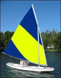Single Sail Boat