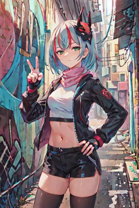 [SD1.5] ColorSplash - V-prediction Vibrant Anime Mix