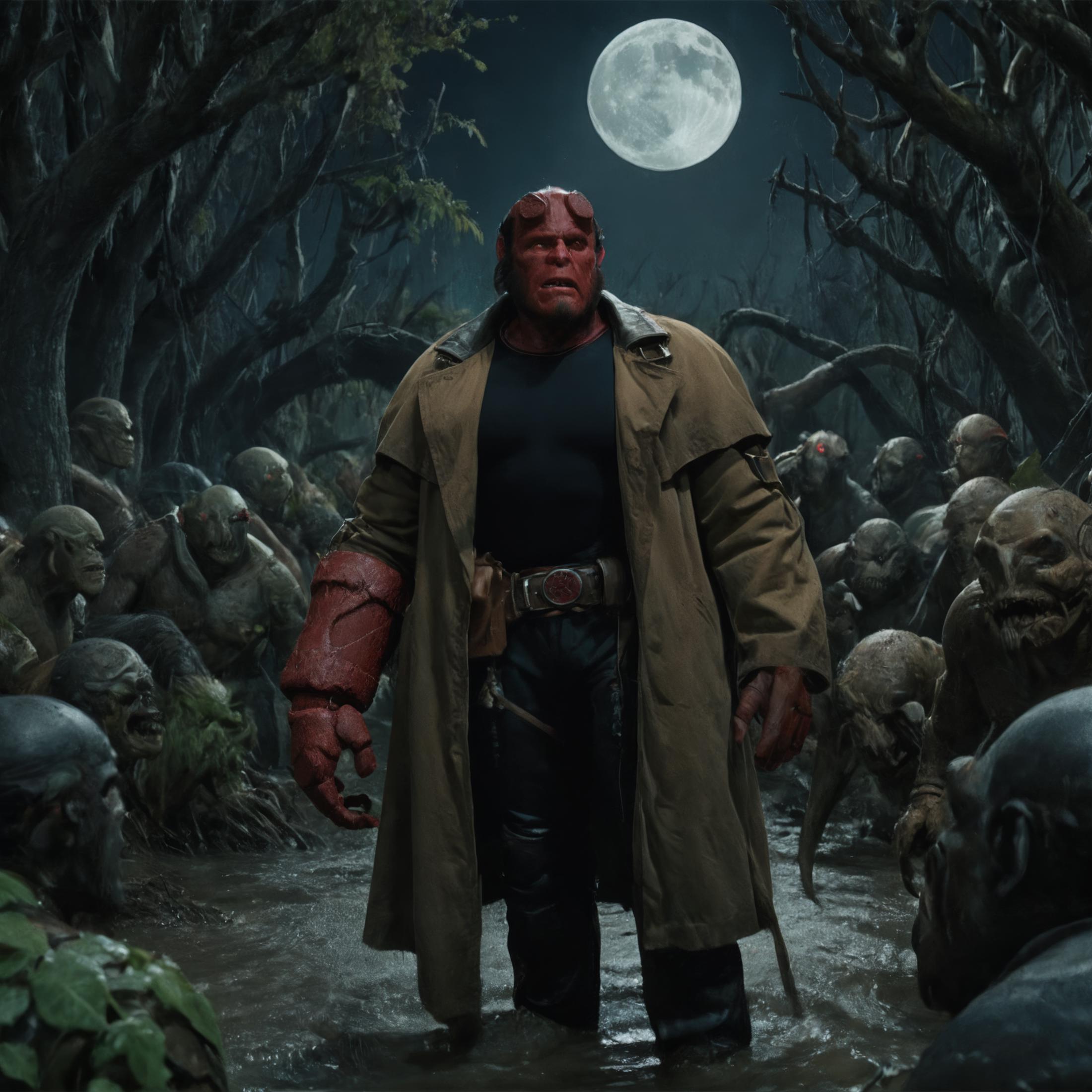 Ron Perlman Hellboy image by thesilvermoth