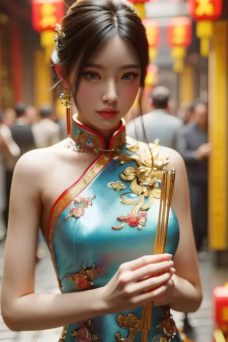 Offer incense sticks